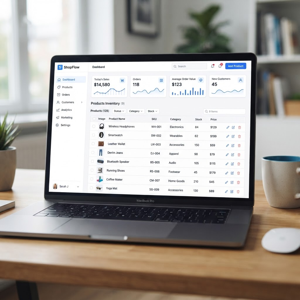 Multi-Vendor E-Commerce project screenshot