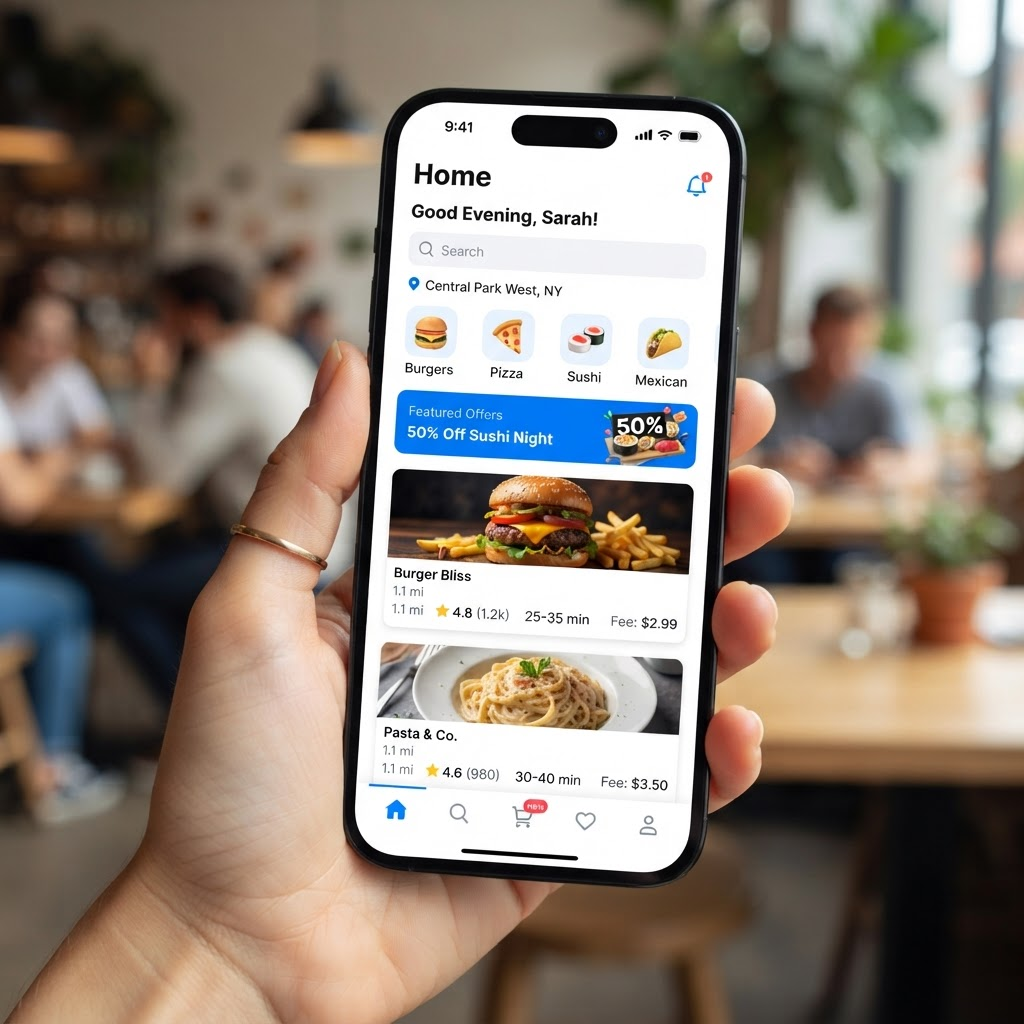 Food Delivery App project screenshot